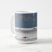 カヤック魚釣り コーヒーマグカップ (正面左)