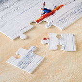 カヤック魚釣り ジグソーパズル (側面)