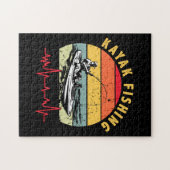 カヤック魚釣り ジグソーパズル (横)