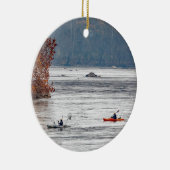 カヤック魚釣り セラミックオーナメント (右)