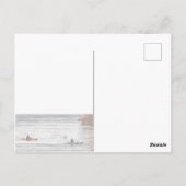 カヤック魚釣り ポストカード (裏面)