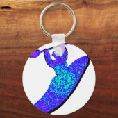 カヤック・ウェ熱狂するー キーホルダー (正面)