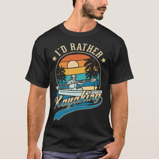 カヤック・カヤッカーをカヤックしたい Tシャツ (正面)
