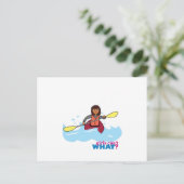 カヤック・ガール ポストカード (スタンド正面)