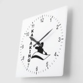 カヤック スクエア壁時計 (傾斜)