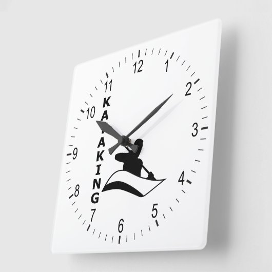 カヤック スクエア壁時計 (傾斜)