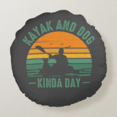 カヤック&ドッグ金田の日 ラウンドクッション (裏面)