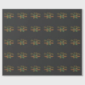 カヤック·パドリング·タイム·ホワイトウォーター·パドル·ボート·ラバー ラッピングペーパー (フラット)