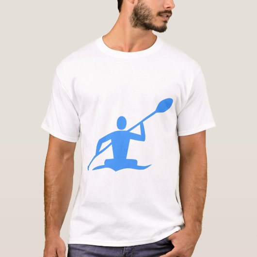 カヤック – ベビーブルー Tシャツ (正面)