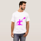 カヤック – マゼンタ Tシャツ (正面フル)