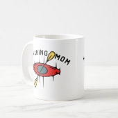 カヤック・ママ コーヒーマグカップ (正面左)