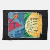 カヤック – 川が呼び出し、私は行かなければならない キッチンタオル (横)