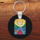 カヤック – 川が呼び出し、私は行かなければならない キーホルダー (正面)
