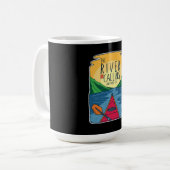 カヤック – 川が呼び出し、私は行かなければならない コーヒーマグカップ (正面左)
