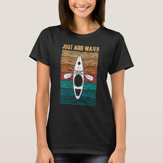 カヤック 水を加えるだけで カヤッキング Tシャツ (正面)