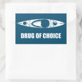 カヤック、選択の薬 長方形シール (バッグ)