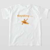 カヤック Tシャツ (レイダウン裏面)