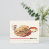 カヤトーストはがき ポストカード (スタンド正面)