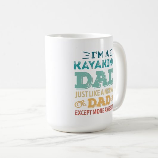 カヤ素晴らしックパパの父の日の贈おもしろいり物 コーヒーマグカップ (正面右)