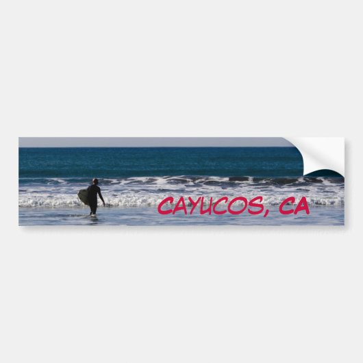 カユコス州(カリフォルニア州) バンパーステッカー (正面)
