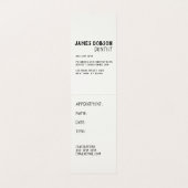 カユニークウトモル歯科アポイントメント 名刺 (内部フラット)