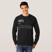 カユリ名詞例外的な女性 Tシャツ (正面フル)