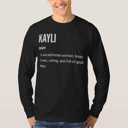 カユリ名詞例外的な女性 Tシャツ (正面)