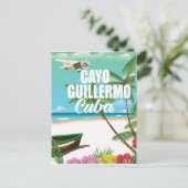 カヨギレルモビーチバケーションポスター ポストカード (スタンド正面)