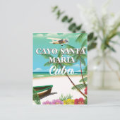 カヨサンタマリアビーチバケーションポスター シーズンポストカード (スタンド正面)