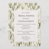 カラかわいらしリリーフローラブライダルシャワー 招待状 (正面/裏面)