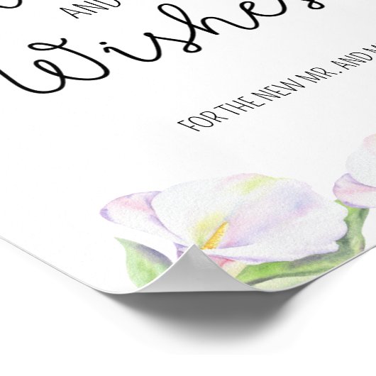 カラの花 – アドバイスと新婚の願い ポスター (角)