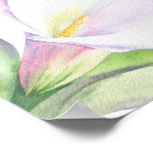 カラの花 – ブライダルシャワーウェルカムサイン ポスター (角)