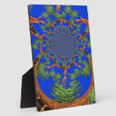 カライドスコープ アカシアの木 アートプリント/グラフィック フォトプラーク (側面)