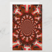 カライドスコープ・タン・ アートプリント/グラフィック 便箋 (正面/裏面)