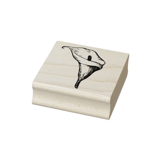 カラエレガントユリ花フローラ植物学 ラバースタンプ (スタンプ)