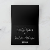 カラエレガントリユーブルベリーの渦巻き 招待状 (内部)