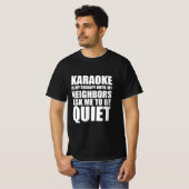 カラオケおもしろい引用文 Tシャツ (正面フル)