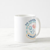 カラオケって言った コーヒーマグカップ (正面右)