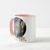 カラオケの女王のパーソナライズな飲み物用品 マグカップ (正面左)