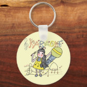 カラオケガール キーホルダー (正面)