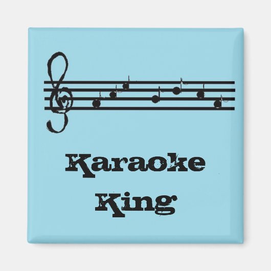 カラオケキング – マグネット (正面)