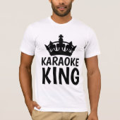 カラオケキングTシャツ&フード付 Tシャツ (正面)