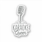 カラオケクイーン シール (正面)