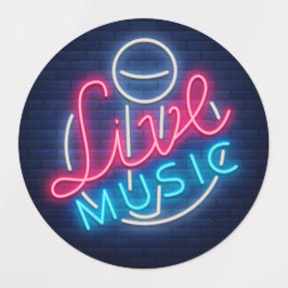 カラオケネオン照明曲語アートワード文字 ラベル