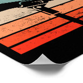 カラオケバーヴィンテージマイク歌唱曲パーティー ポスター (角)