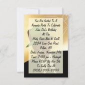 カラオケパーティークラブナイトアウト招待状招待状 招待状 (正面)