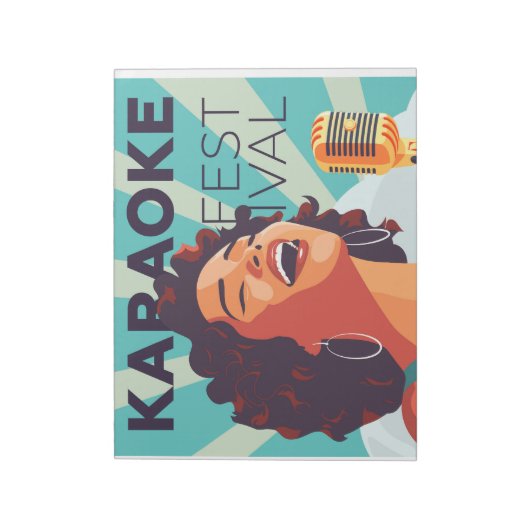 カラオケパーティー番組 ノートパッド (回転)