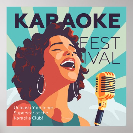 カラオケパーティー番組 ポスター (正面)