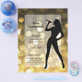 カラオケパーティー チラシ (シングル)