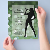 カラオケパーティー チラシ (手)